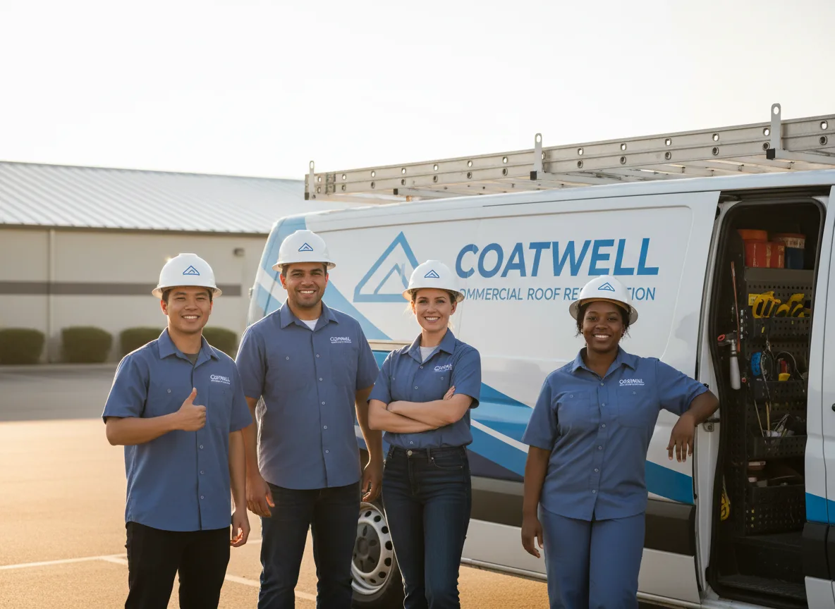 Commercial roof coating company in Preston, WA